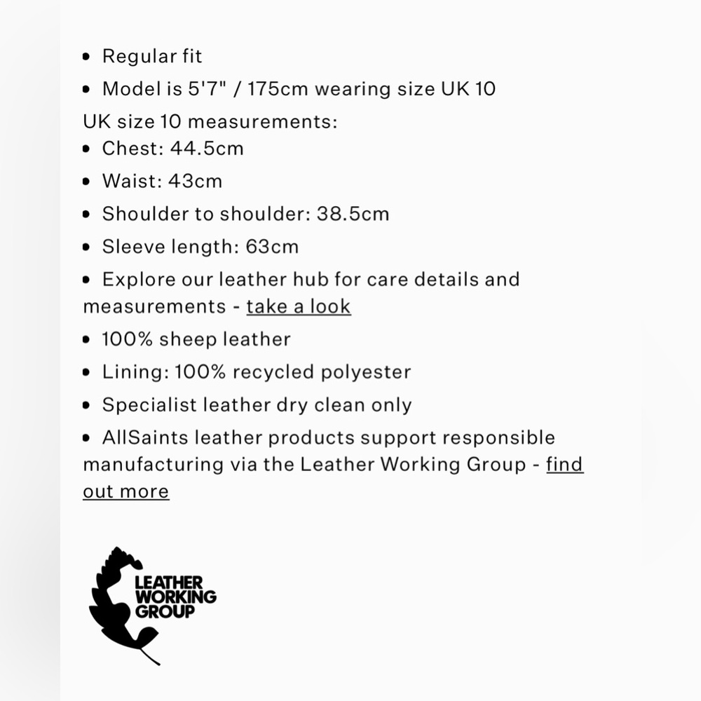 Leather Biker Jacket - Picture 7 of 17